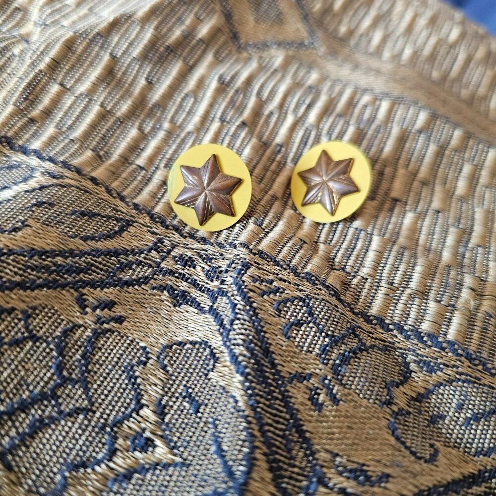 Vintage star earrings